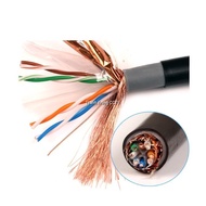 Anti-interference outdoor cat6 network cable 20 meters to 50 meters, outdoor cat6 SFTP network cable