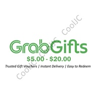 GrabGifts / Grab Voucher ($5/$10/$15/$20) Gift Cards E-Voucher Evoucher