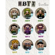 MBTI Keychain | Amigurumi keychain | Crochet Keychain