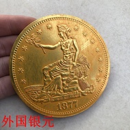 Ancient Coin Collection Antique Foreign Silver Dollar Eagle Eye Large Silver Dollar Diameter About 8