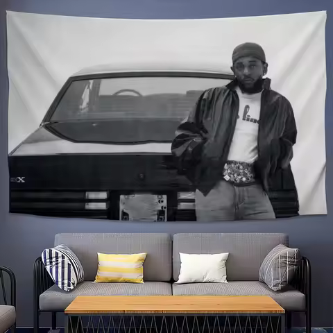 Rapper Cool K-Kendrick Lamar GNX Tapestry Background Hanging Cloth Bedroom Tapestry Room Decor Aesth