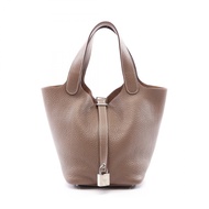 【二手】愛馬仕 HERMES 手提包 Picotin Lock PM Etoupe Etoupe 其他 Picotin Lock PM Etoupe 女士二手 A