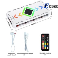 Eelhoe】ตัวควบคุม ARGB ใช้ได้กับ5V RGB แอดเดรสและสำหรับโปรโตคอลพัดลม PWM [ขายดีสินค้าคงคลังขนาดใหญ่]