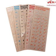 VALENTINE1 Keyboard Stickers Transparent Laptop Accessories English Hebrew Korean Dust Protection La