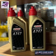 CASTROL POWER1 A747 0IL SIDE OIL FOR CIRCUIT 2T ENGINE ORIGINAL 1L