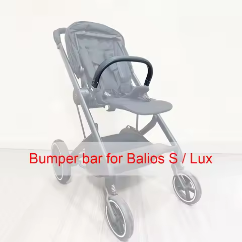 Leather Cover Stroller Armrest For Cybex Balios S Lux Bumper Bar Pushchair Adjustable Direct Replace