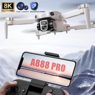 New A888 Pro Drone Professional 8K HD Dual Camera Obstacle Avoidance Brushless Motor 5G WIFI Remote 