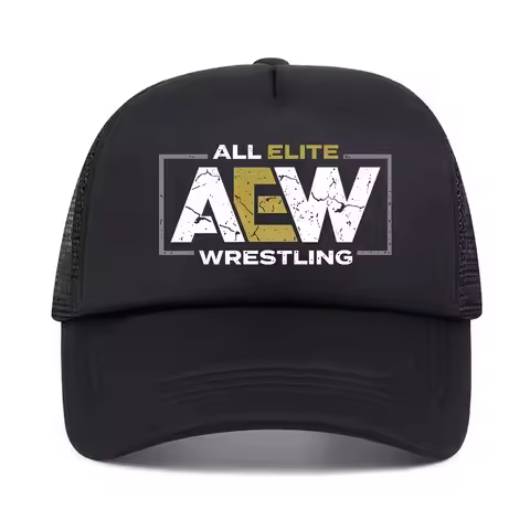 All Elite AEW Wrestling AEW Baseball Cap Summer Distressed Dad Hat Men Outdoor Adjustable Caps Outdo