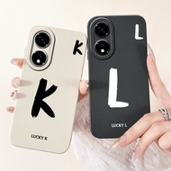 Cute Letters Case For Itel P55 4G A666L A666LN Casing Soft Matte Silicone TPU Phone Back Cover For I