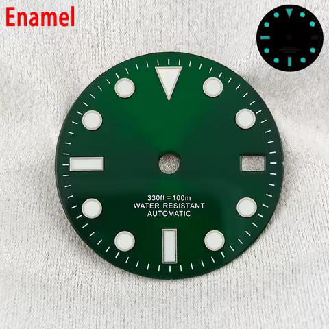 28.5mm SUB Face NH35 Dial NH35 Diver Dial BGW9 Luminous NH35 Face NH34 Dial NH35 Hand Calendar Dial 