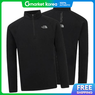 The North Face | Retail Version T-Shirt Half-Zip Risco Zip Tee Mens Long Sleeve Black Nt7Lr54A 91418