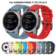 26 22 20MM Silicone Watch Band Straps For Garmin Fenix 6X 6 6S Pro 7X 7 Easyfit Wristband Fenix 5 5X 5S Plus Smartwatch Bracelet