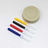 Coolmanloveit ปากกาหัวเข็มน้ำมันชุดเครื่องมือซ่อมนาฬิกาสำหรับช่างซ่อมนาฬิกาจำนวน4ชิ้น