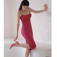 Beigy Daily Essential U-Neck Bra Dress-Pink S