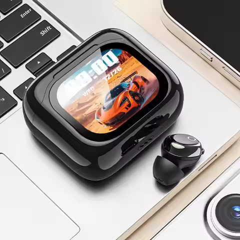 Wireless Bluetooth Earphones With Screen AI Translation For Sports Meetings Running Music Earbuds Wi