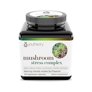 Mushroom Stress Complex - 6 Mushroom Blend - Stress Management Support* - Immune Support - L-Theanin