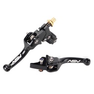Off-Road Motorcycle Modified Aluminum Alloy ASV Forged Folding Brake Lever Clutch Lever Horn