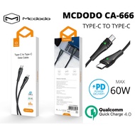 MCDODO CA-666 QC 4.0 Type C PD Charging Data Cable Huawei OPPO Vivo Samsung