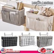 MORETHAN1 Bedside Caddy Hanging Storage Organizer Bed Pocket Basket with Hanging Hook Organizer Cadd