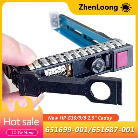 ZhenLoong 2.5-inch SFF SAS SATA HDD Tray Caddy For 651699-001 HP G8 Gen8 G9 G10 DL380 DL360 DL385 Ge