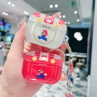 Cute Super Mario Airpod 3 Case, Airpod 4 Case Cover Airpod3 Skin Cute Earphone case Anime case Cute 