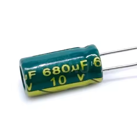 20PCS 10V 680MFD 10Volt 6*12mm Aluminum Electrolytic Capacitor Radial 680mf10v 680uf10v 10v680mf 10v
