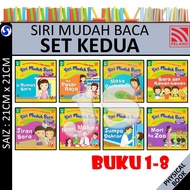 BUKU CERITA : SIRI MUDAH BACA SET KEDUA BUKU 1 - BUKU 8 & RIANG SUKU KATA - BAHAN BACAAN SUKU KATA -