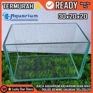 CANTIK!! AQUARIUM 30X20X20 CM AKUARIUM 30X20X20 AQUARIUM PALUNG IKAN