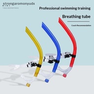 SDX Front Mounted Swim Snorkel One-Way Purge Valve Diving Breathing Tube for Adult Open Water Swimmi