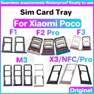 Sim Card Tray Holder For Xiaomi Poco F1 F2 Pro M3 X3 Pro Nfc
