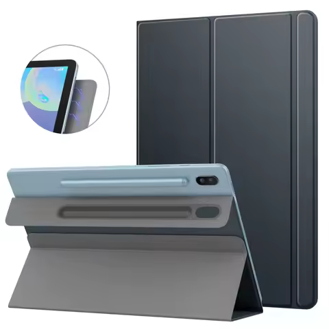 Case For Samsung Galaxy Tab S6,Ultra Thin Magnetic Stand Cover With Pencil Holder For Galaxy Tab S6 