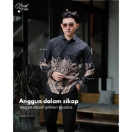 KEMEJA MENSBATIK - SATYAWIRA - Exclusive Slimfit Batik Shirt - Symbol of Men's Loyalty & Loyalty