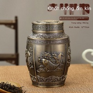 [VIP] Classic tea box, home fashion, 0.5kg large metal box, airtight, moisture-proof, h
