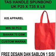 Tas Spunbond sablon 25 x 35 x 8 cm