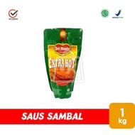 DelMonte Saus Sambal Extra Pedas 1kg - Extra Hot Chilli Sauce 1 kg