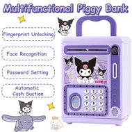 Sanrio มัลติฟังก์ชั่เพลงออมทรัพย์ Piggy Bank ของเล่น Kuromi My Melody เด็กรหัสผ่านกล่อง Money Bank ข