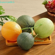 HARRIETTCL Fake Cantaloupe Melon, Food Model Plastic Artificial Cantaloupe Melon, Toy Funny Decorati