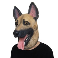 Wolf Dog Mask Dog Headgear Dog Police Dog Mask Husky Animal Roaring Dog Headgear Bar Party Props Mal