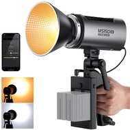 MS150B 130W Bi Color LED Video Light, Mini COB Portable Photography Lighting with App Control,2.4G M