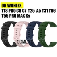 For OK WONLEX T18 PRO T31 C7 C8 T25 A5 T66 T55 PRO MAX K9 Smart Watch Strap Children's Kids Nylon So