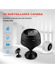A9 Wifi 迷你攝像機 Hd 1080p 無線錄像機 語音錄音器 安全監控攝像機 智能家居保安攝影機 致力於寶寶和寵物的監護工作