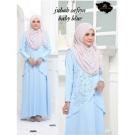 Jubah Farisa Muslimah Fashion Bunga