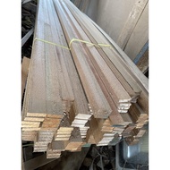 1/2" x 1 1/2" KAYU KAMBEL/ KAYU CEILING WOOD DECO/ KAYU SOLID SIAP KETAM