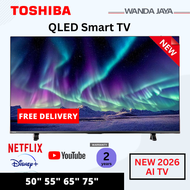 [FREE DELIVERY] [NEW] TOSHIBA QLED TV 50" & 55" & 65" Google TV Quantum Dot 4K UHD 50M450RP | 55E450
