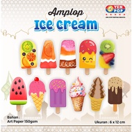 3D Eid Envelopes 2025 Viral Ice Cream Contents 12 Pcs Full Color