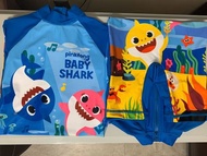 🦈Baby Shark泳衣實物好心心眼😍