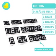 0.36 / 0.56 Inch 7 Seven Segment LED Red Common Anode