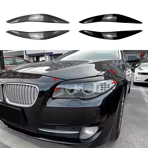 For BMW 5 Series F10 F11 pre 2011-2014 front headlight eyebrow car sticker exterior modification