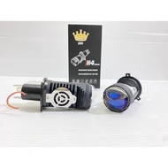 Biled Lamp H4 ZE5 Premium Motorcycle Car Bluelens Mini Projector 50 Watt Demon Eye