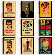 Vintage Poster DAVID-BOWIE Art Printed Retro Poster Home Decor Room Decorative Painting Vintage Wall